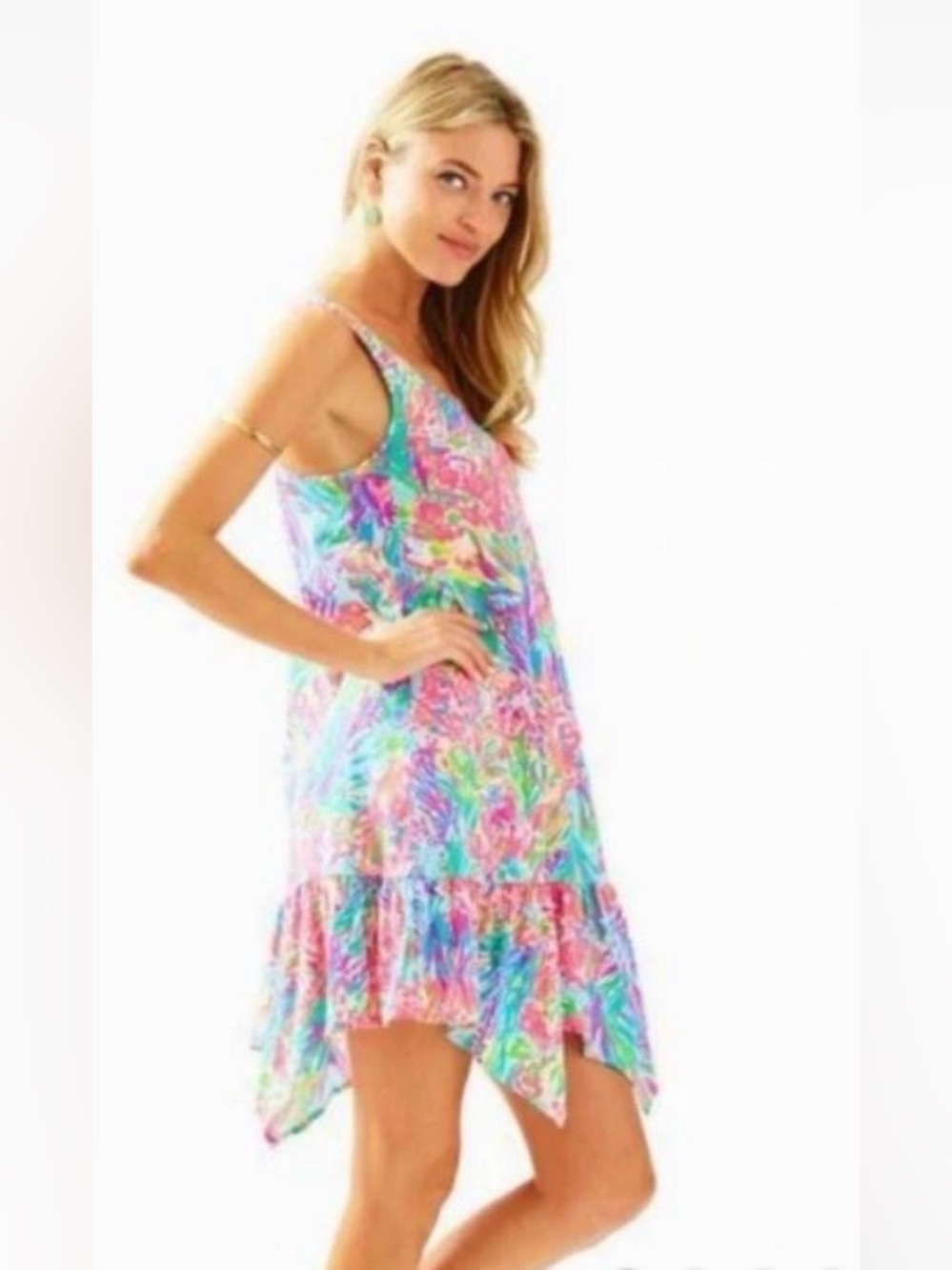Lilly Pulitzer Pastel Multicolor Abstract Print